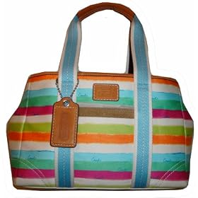 COACH  Hamptons Water Multicolor Handbag 10067