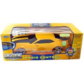 Jada Radio Control 2006 Chevy Camaro Concept Yellow with Black Stripes 1 10 Scale (Like... by Jada