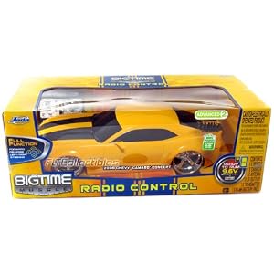 Jada Radio Control 2006 Chevy Camaro Concept Yellow with Black Stripes 1 10 Scale (Like... by Radio Control