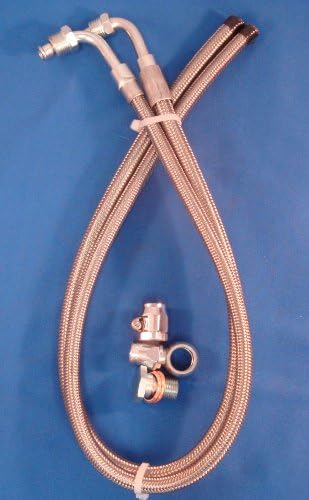 Braided Stainless Steel Power Steering Hose Kit Chevy Gm Chevrolet