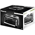 Princess Elgento E049 Minibackofen mit zwei Warmhalteplatten, 42 Liter