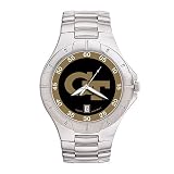 Georgia Tech Yellow Jackets GT NCAA Men's Pro II Watch with Stainless Steel Bracelet