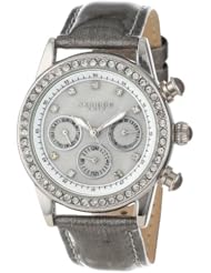 Akribos XXIV Womens AK556GY Multi-Function Dazzling Strap Watch