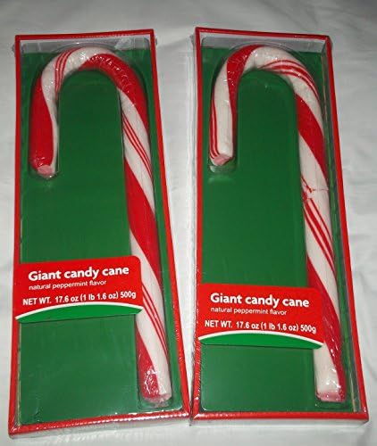 Giant Candy Canes Solid All Natural Flavoring 2 in Pack