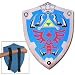 Legend of Zelda Link Hylian Hyrule Triforce Foam Shield LARP