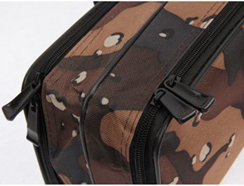 Souga Portable Waterproof Double-Layer Camo Fishing Rod Carrier and Storage Tube Case (L:80cm/32")