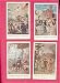 Sale 4 Patriotic Postcards Declaration Of Independence Pilgrims Flags