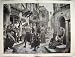 1882 Street Scene Police Arrest Families Antique Art