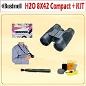 Bushnell H2O 8x42 Waterproof/Fogproof Roof Compact Binocular + Accessory Kit