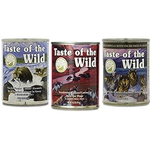 Taste of the Wild Canned Dog Food Variety Bundle - 12 Pack (3 Flavors, 13.2 oz Cans) Taste of the Wild Canned Dog Food Variety Bundle - 12 Pack (3 Flavors, 13.2 oz Cans)