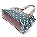 Anladia Ladies Designer Oilcloth Handbag Polka Dots Star cartoon car Shoulder bag Tote Shopper Day Bag