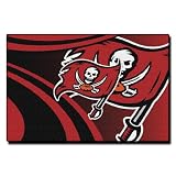 NFL Tampa Bay Buccaneers 39-Inch-by-59-Inch Taba Rug "Cosmic" Design