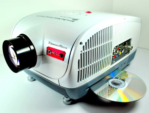 lcd1080 theater Projector with Built in DVD Player by Vibrant Media! Portable and Perfect for Family Movie Night!!Incredible Picture that is perfect for home or on the run!