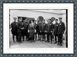 Newswire Photo (S): Alma Clayburgh and Police Glee Club