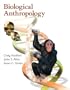 Biological Anthropology: The Natural History of Humankind