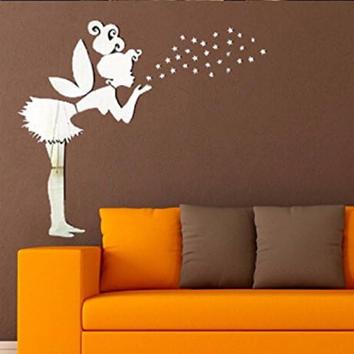 X&amp;L Spell wall home decor mirror wall stickers DIY 3D stereoscope posted