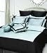 Tribeca Living Venice 7-Piece Grey Black Cotton Comforter Set/Bed-in-a-bag Set King Size Bedding