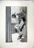 1887 GREEK HERMES MAN COSTUME ANTIQUE PRINT