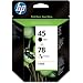 HP SA308AE 45 / 78 Tintenpatrone schwarz und dreifarbig Schwarz 930 Seiten, Farbe 560 Seiten