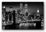 New York City Brooklyn Bridge Night S...