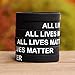 Three (3) of All Lives Matter Silicone Wristbands