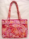 Vera Bradley Betsy Bag in Raspberry Fizz