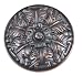 Atlas Homewares 1-1/2-Inch The Classics Collection Ornate Small Round Hammered Knob, Venetian Bronze #138-VB