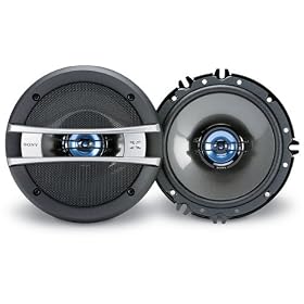 Sony XSGT1626A 6 1/2 Inch Coaxial 2 way Speakers Sony XSGT1626A 6-1/2-Inch Coaxial 2-way Speakers (Black)