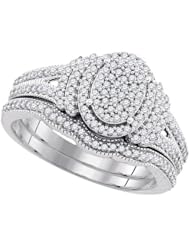 0.50CTW-DIA MIRO-PAVE BRIDAL SET