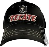 Tecate Bottle Opener Mexican Alcohol Beer Hat - Black Logo Adjustable Baseball Cap