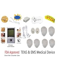 Health and Beauty: FDA approved HealthmateForever Massager 6 modes 8 pcs pads, Healthmate Forever lifetime warranty, FDA 510k cleared device for safety and effectiveness - Healthmate international LLC