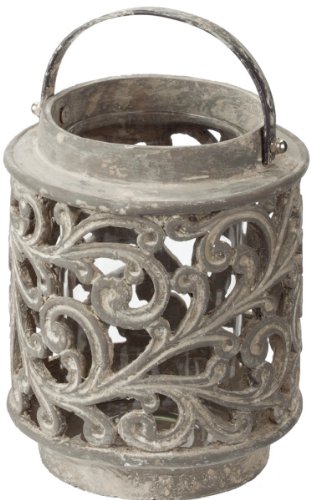 Aged Terra Cotta Candle Glass Insert