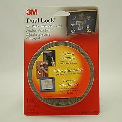 3M Dual Lock Low Profile Reclosable Fastener 5/8-Inch-by-10-Foot, Clear