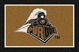 Purdue Boilermakers 5' 4 x 7' 8 Team Spirit Area Rug
