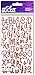 Sticko Sweetheart Red Script Alphabet Sticker