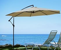 Shopping Goplus 10 Garden Patio Large Cantilever Umbrella Yard Offset Patio Umbrella Sale