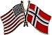 Flagline Norway ~ Friendship Lapel Pin
