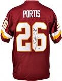 Clinton Portis Autographed Washington Redskins Reebok Authentic Maroon Jersey
