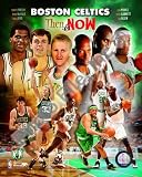 Boston Celtics Then & Now Collage 8x10 Photo