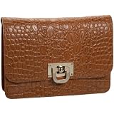 DKNY Croco-Embossed Leather Cross-Body