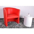 Design Clubsessel Cocktailsessel Textilleder Rot