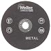 Weiler Tiger 3/8" Arbor, 1/16" Thickness, 3"Diameter, A60T Grit, Small Type 1 Reinforced Cut-Off Wheel