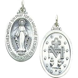 Sterling Silver Miraculous Medal
