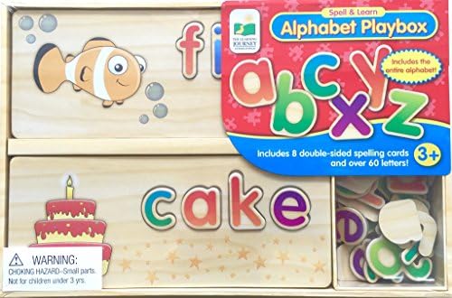 The Suitable Learning Journey International SPELL &amp; LEARN ALPHABET PLAY BOX CHILDREN AGED 3 YEARS AND UP, High Quality Educational Puzzle. Features Full Color Illustrations.
