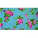 Extra Thickness Coir Antique Roses Coconut Fiber Novelty Doormat - 1'6" x 2'6" Size: 1'6" x 2'6"
