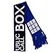 Doctor Who Scarf - TARDIS Police Call Box Fringed Knit Scarf