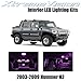 XtremeVision Hummer H2 2003-2009 (15 Pieces) Pink Premium Interior LED Kit Package + Installation Tool