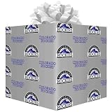 Colorado Rockies team logo gift wrap (Wholesale in a pack of 24)
