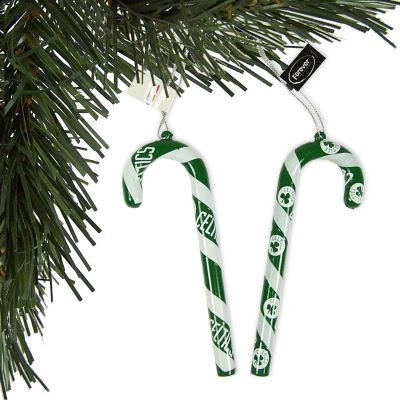 NBA Candy Cane Ornament Set of 6 - Boston Celtics