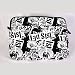 Electronics : Isis Dei SLC Punk 14.6"-15.4" Notebook Computer Bag - Black/ White (SLCNE014)